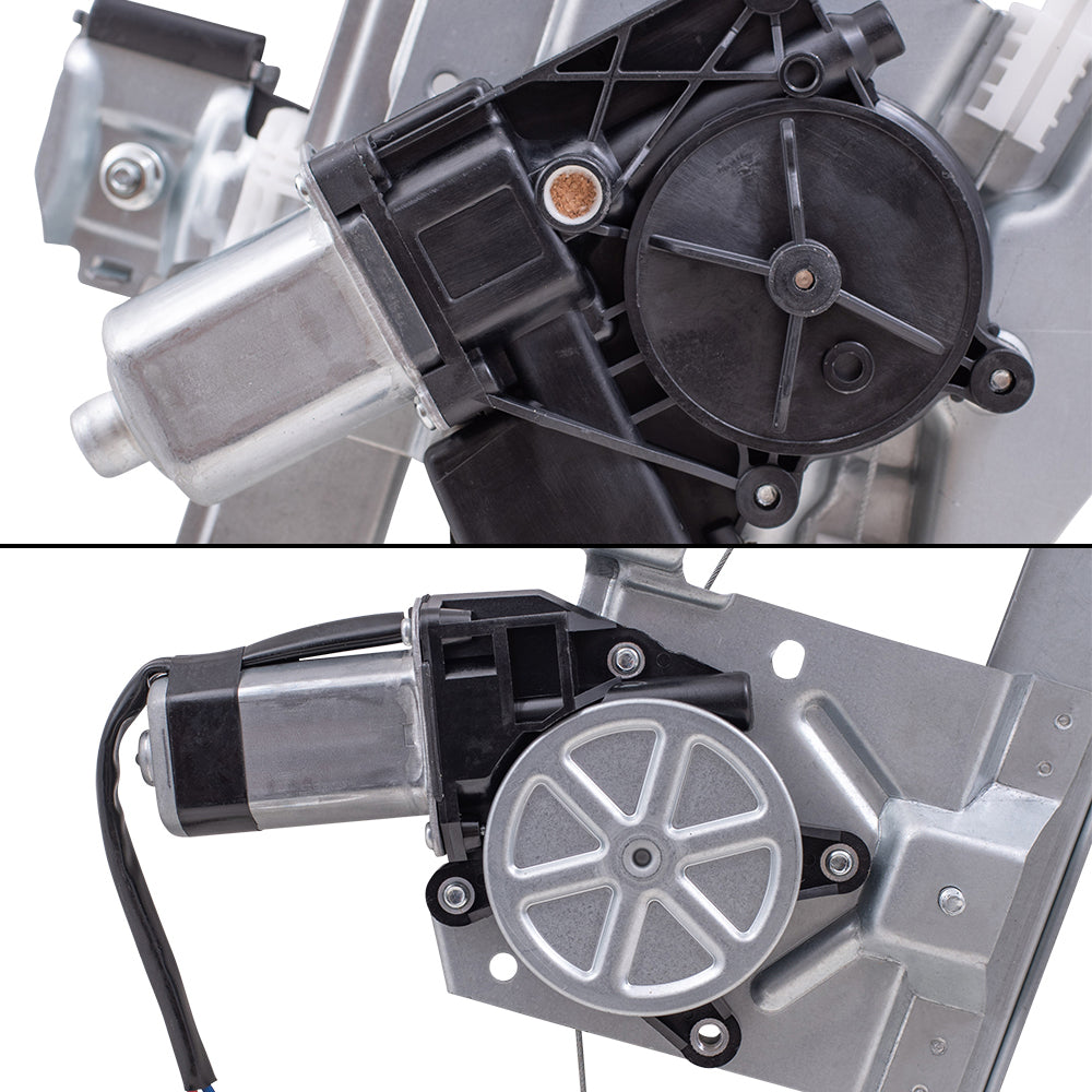 Front and Rear Passenger Right Power Window Regulators with Motor Compatible with 2013-2019 Ford Escape
