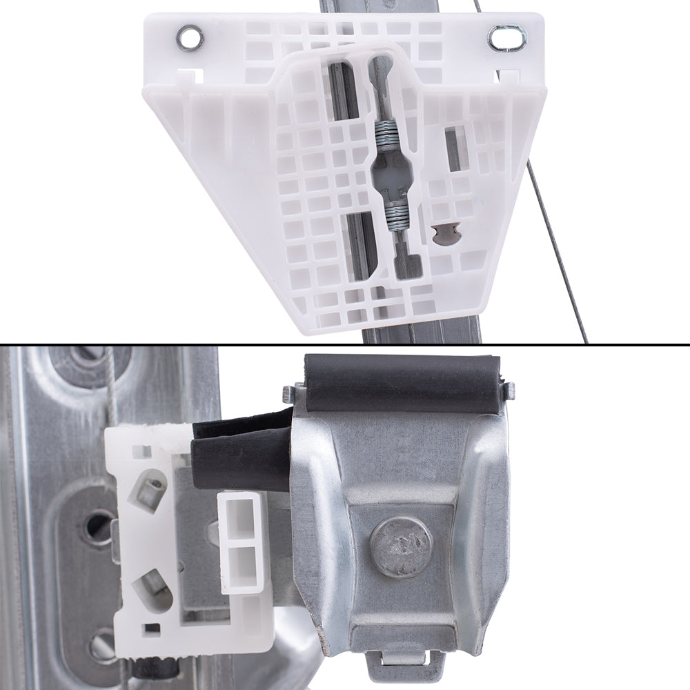 Front and Rear Passenger Right Power Window Regulators with Motor Compatible with 2013-2019 Ford Escape