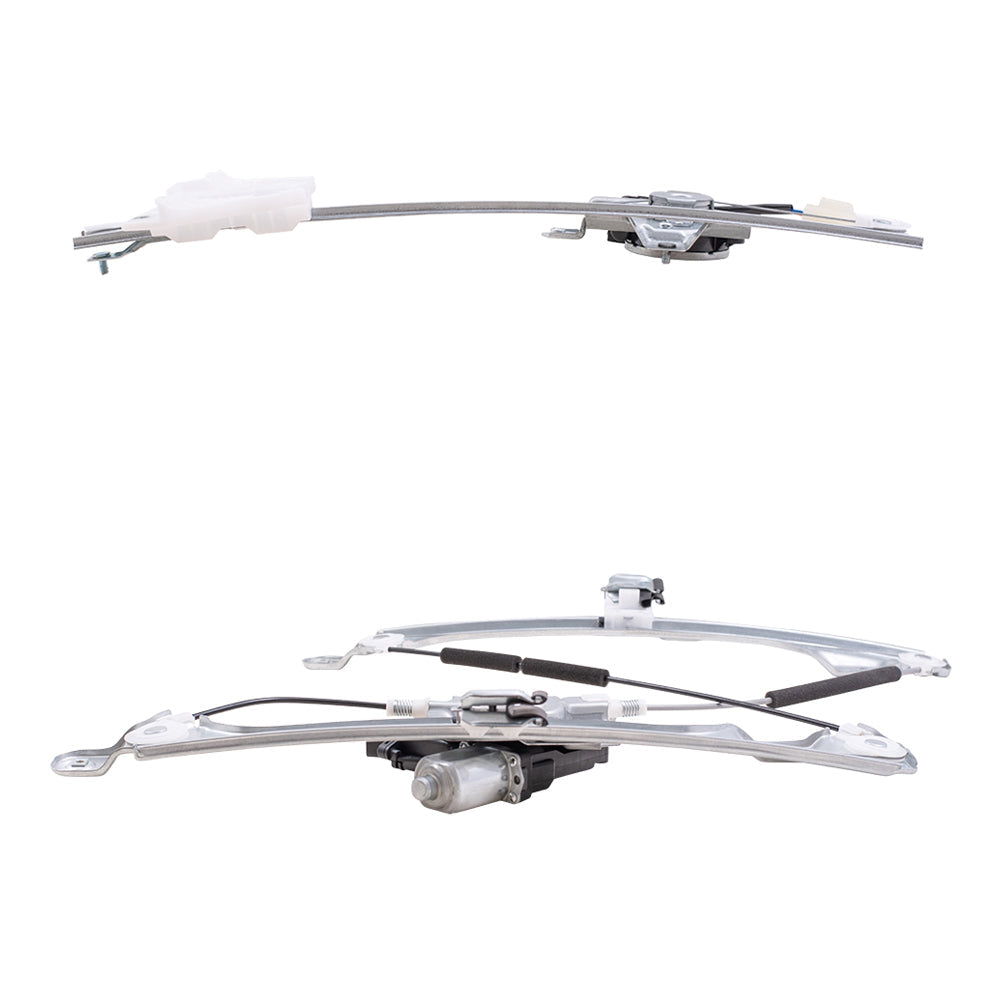 Front and Rear Passenger Right Power Window Regulators with Motor Compatible with 2013-2019 Ford Escape
