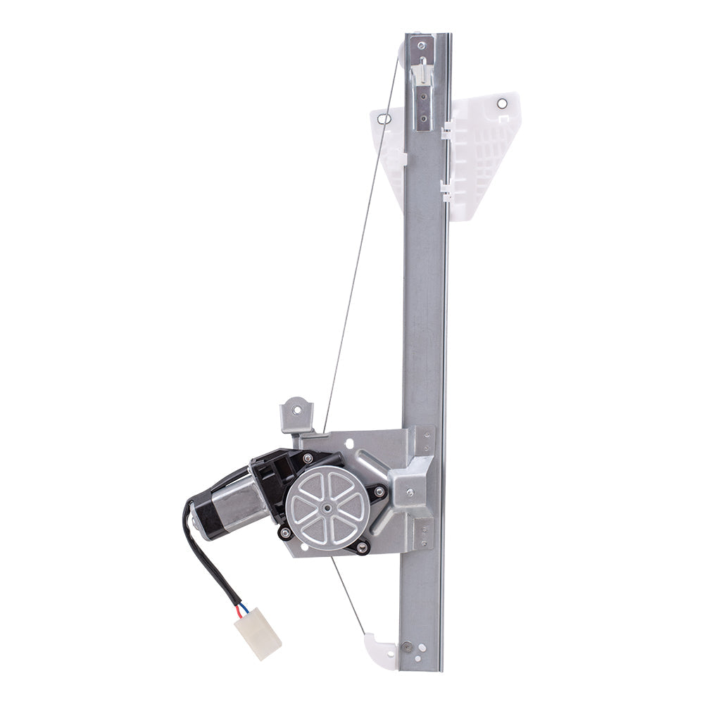 Rear Passenger Right Power Window Regulator with Motor 2 Pin Connector and One Touch Open Compatible with 2013-2019 Ford Escape