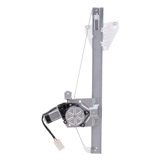 Rear Passenger Right Power Window Regulator with Motor 2 Pin Connector and One Touch Open Compatible with 2013-2019 Ford Escape