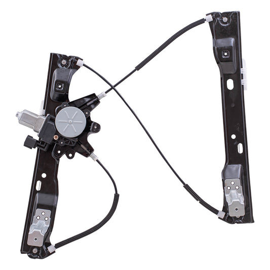 Front Passenger Side Power Window Regulator with Motor-6 Pin Connector Compatible with 2012-2018 Focus 2012-2018 Focus Electric 2016-2018 Focus RS 2015-2018 Focus ST