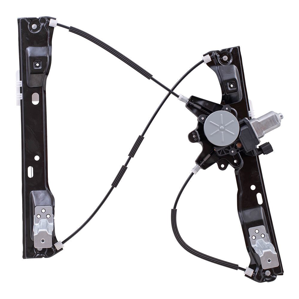 Front Driver Side Power Window Regulator with Motor-2 Pin Connector and One Touch Open Compatible with 2012-2018 Focus