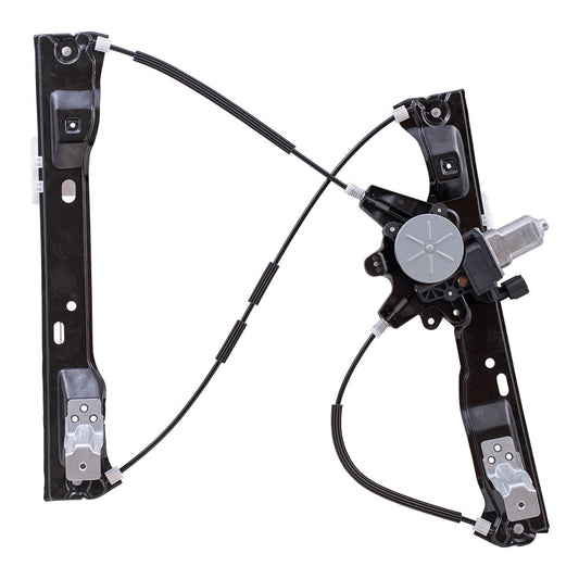 Front Driver Side Power Window Regulator with Motor-2 Pin Connector and One Touch Open Compatible with 2012-2018 Focus