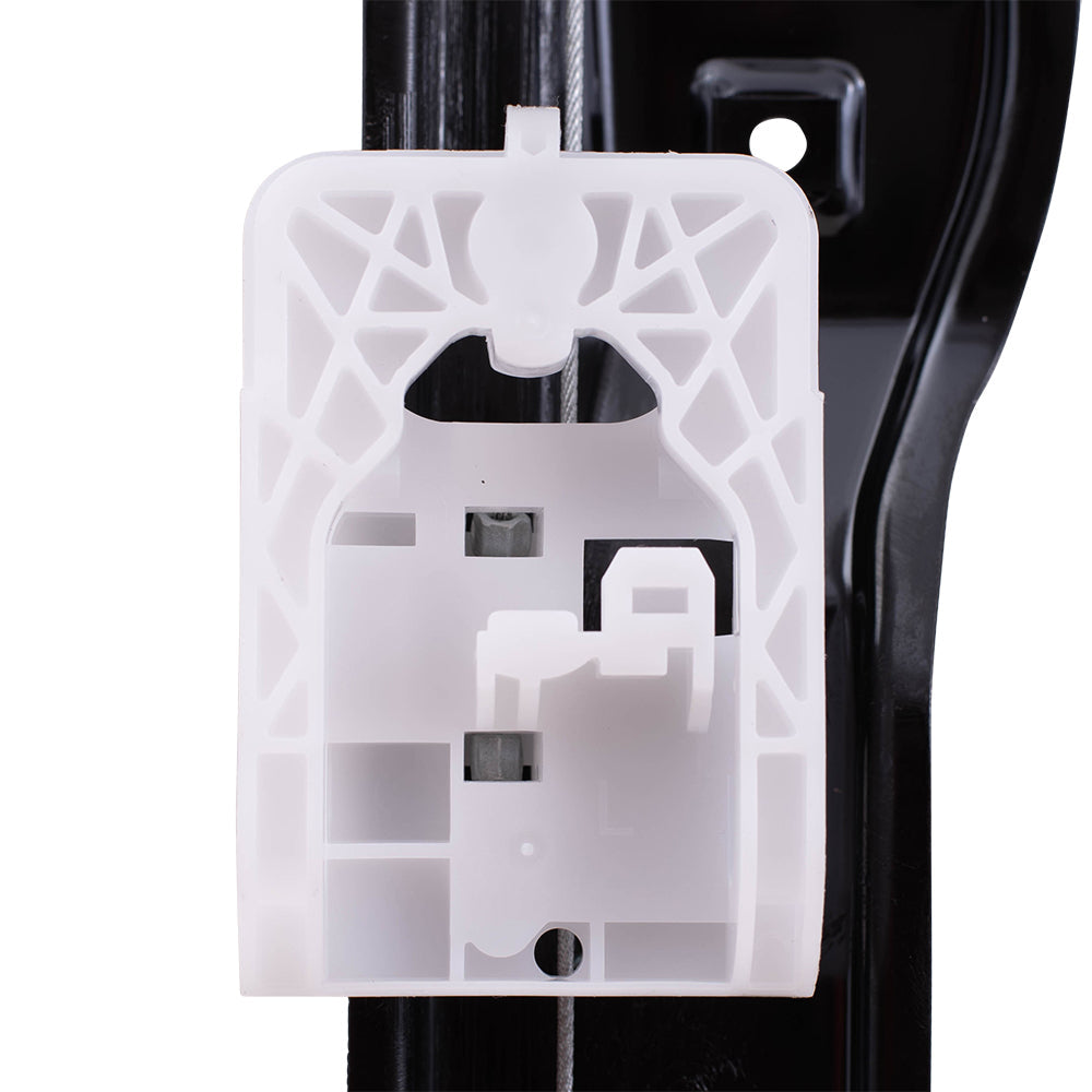 Front Driver and Passenger Side Power Window Regulators with Motor-2 Pin Connector and One Touch Open Compatible with 2012-2018 Focus