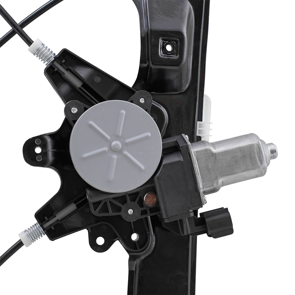 Front Driver Side Power Window Regulator with Motor-2 Pin Connector and One Touch Open Compatible with 2012-2018 Focus