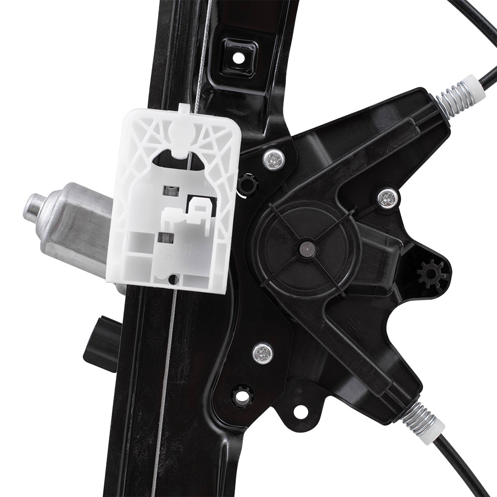 Front Driver Side Power Window Regulator with Motor-2 Pin Connector and One Touch Open Compatible with 2012-2018 Focus