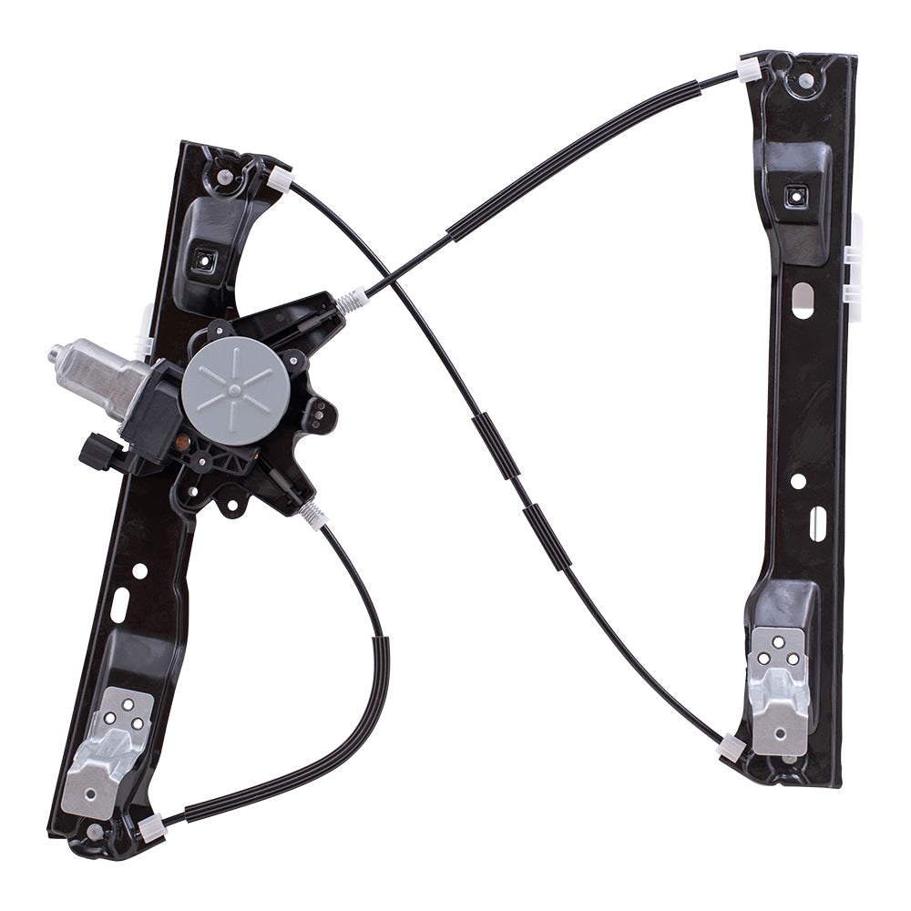 Front Passenger Side Power Window Regulator with Motor-2 Pin Connector and One Touch Open Compatible with 2012-2018 Focus