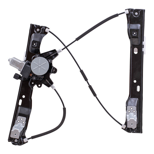Front Passenger Side Power Window Regulator with Motor-2 Pin Connector and One Touch Open Compatible with 2012-2018 Focus