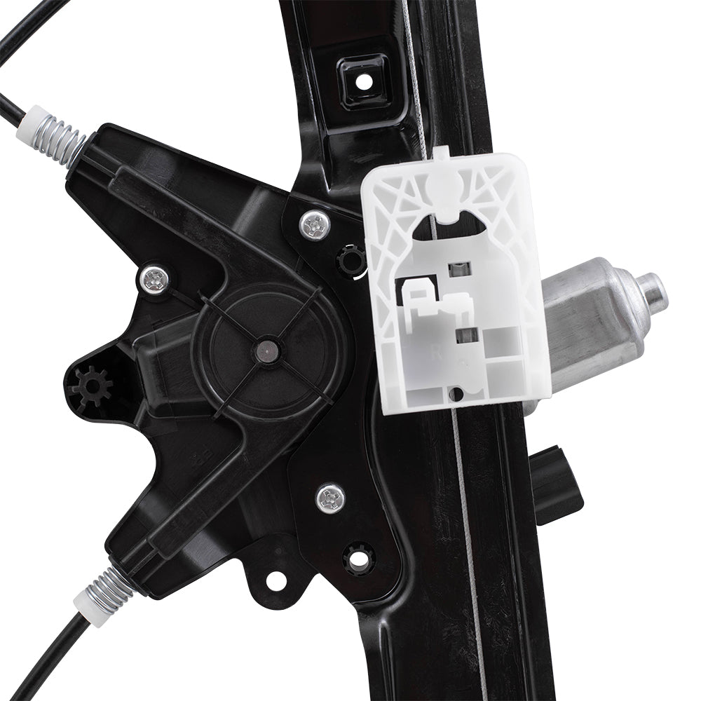 Front Passenger Side Power Window Regulator with Motor-2 Pin Connector and One Touch Open Compatible with 2012-2018 Focus