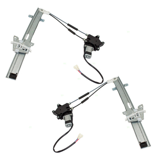 Pair Power Window Regulators fit 97-02 Escort 97-99 Tracer Front Set w/Motors