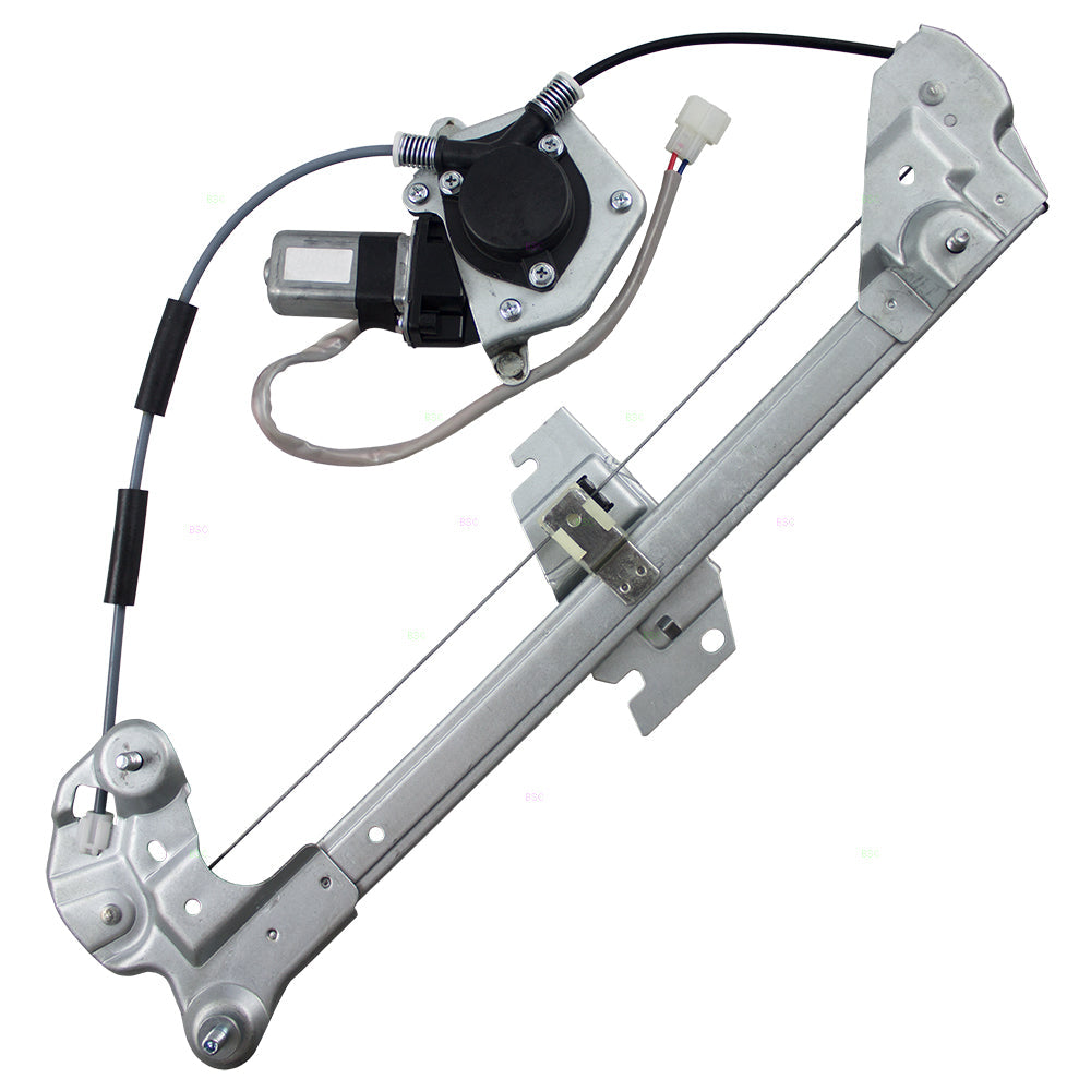 Drivers Front Power Window Lift Regulator w/ Motor Assembly Compatible with 1998-2003 Escort ZX2 F8CZ6323209BA