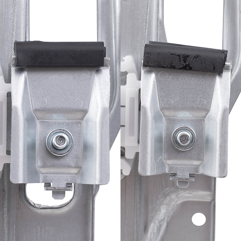 Front and Rear Driver Left Power Window Regulators with Motor Compatible with 2009-2010 Ford F-150