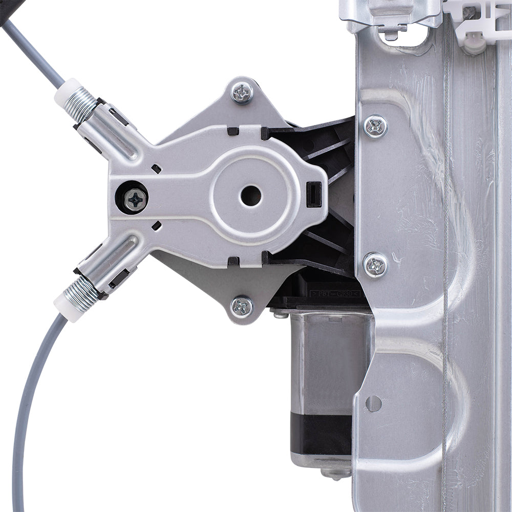 Driver Left Passenger Right Set Rear Power Window Regulators with Motors Assembly Set Compatible with 2009-2014 Ford F-150