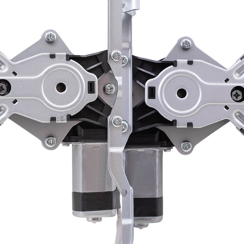 Front and Rear Passenger Right Power Window Regulators with Motor Compatible with 2009-2010 Ford F-150