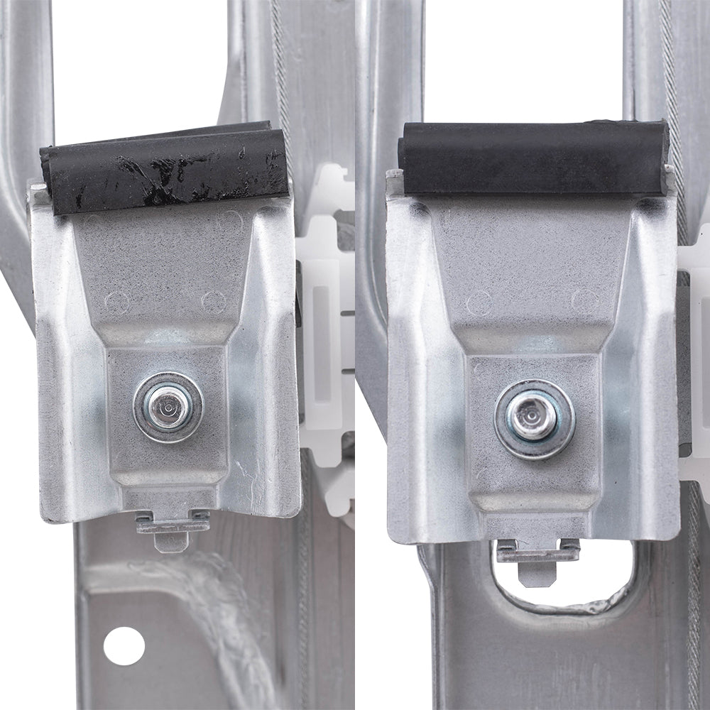 Front and Rear Passenger Right Power Window Regulators with Motor Compatible with 2009-2010 Ford F-150