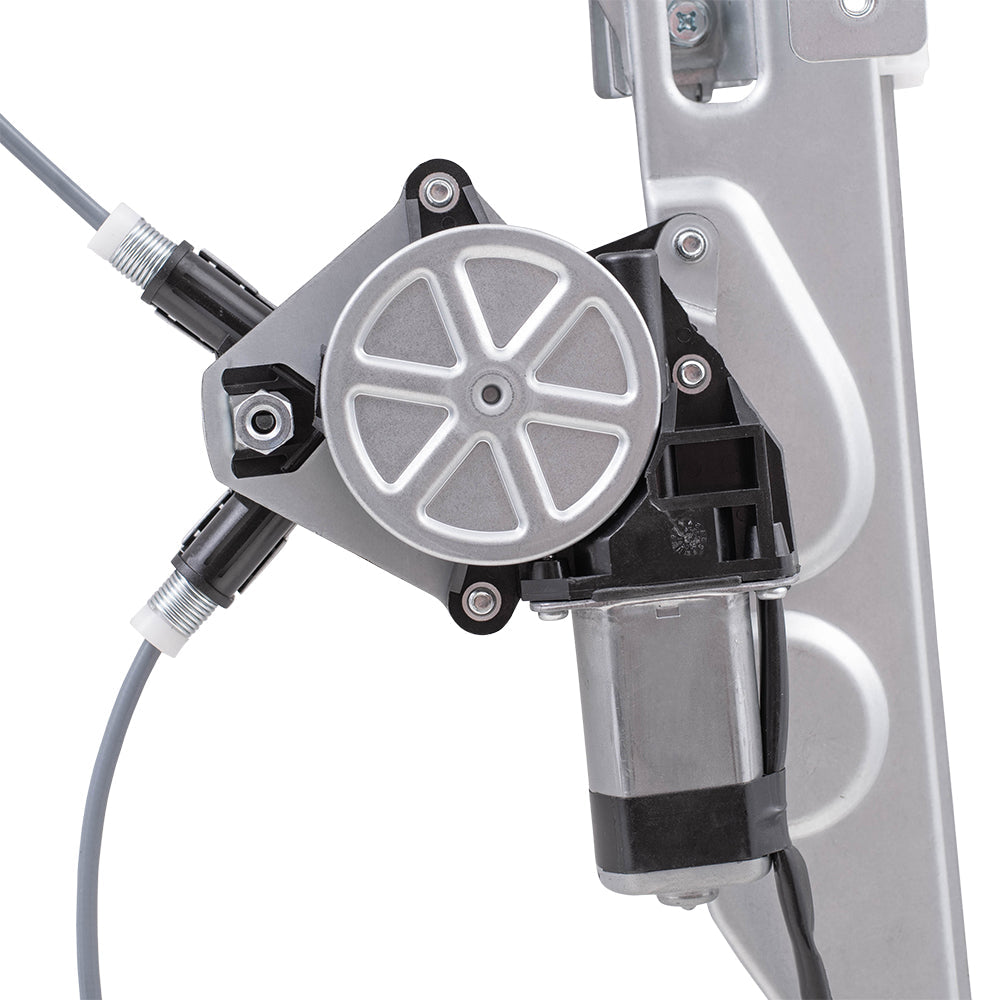 Rear Passenger Right Power Window Lift Regulator with Motor Assembly Compatible with 2009-2014 Ford F-150 Crew Cab