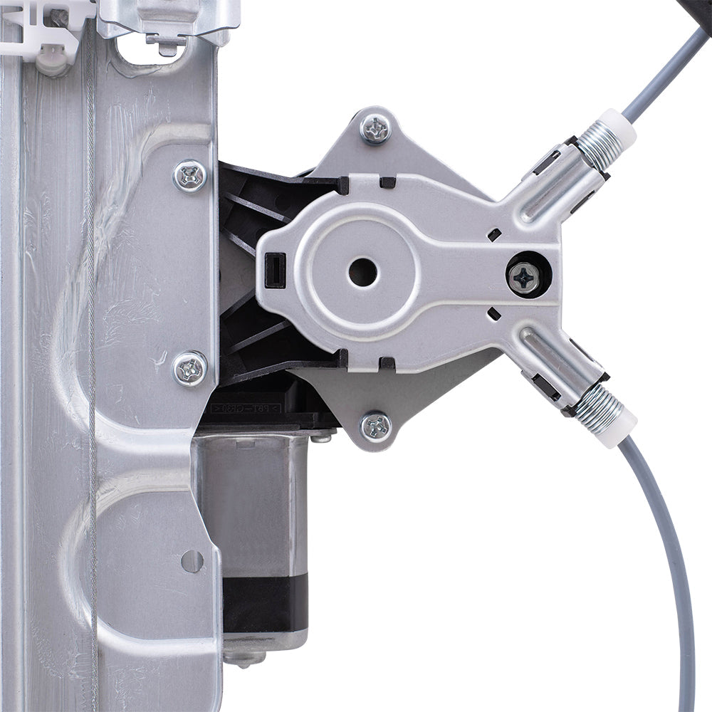 Rear Passenger Right Power Window Lift Regulator with Motor Assembly Compatible with 2009-2014 Ford F-150 Crew Cab