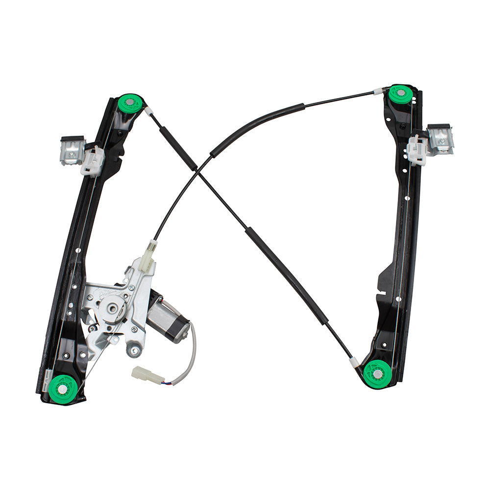 Drivers Front Power Window Lift Regulator & Motor Assembly Compatible with 08-10 Focus Coupe 8S4Z6323201BA