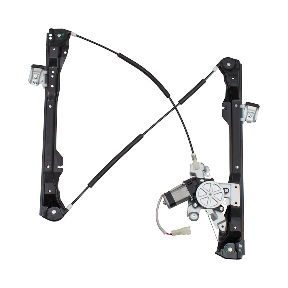 Pair Set Front Power Window Lift Regulators & Motors Assemblies Compatible with 08-10 Focus Coupe 8S4Z6323201BA 8S4Z6323200BA