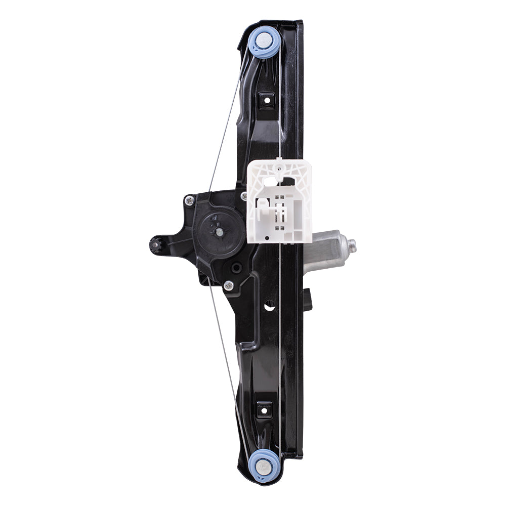 Rear Driver Left Power Window Regulator with Motor-2 Pin Connector and One-Touch Open Compatible with 2012-2018 Ford Focus