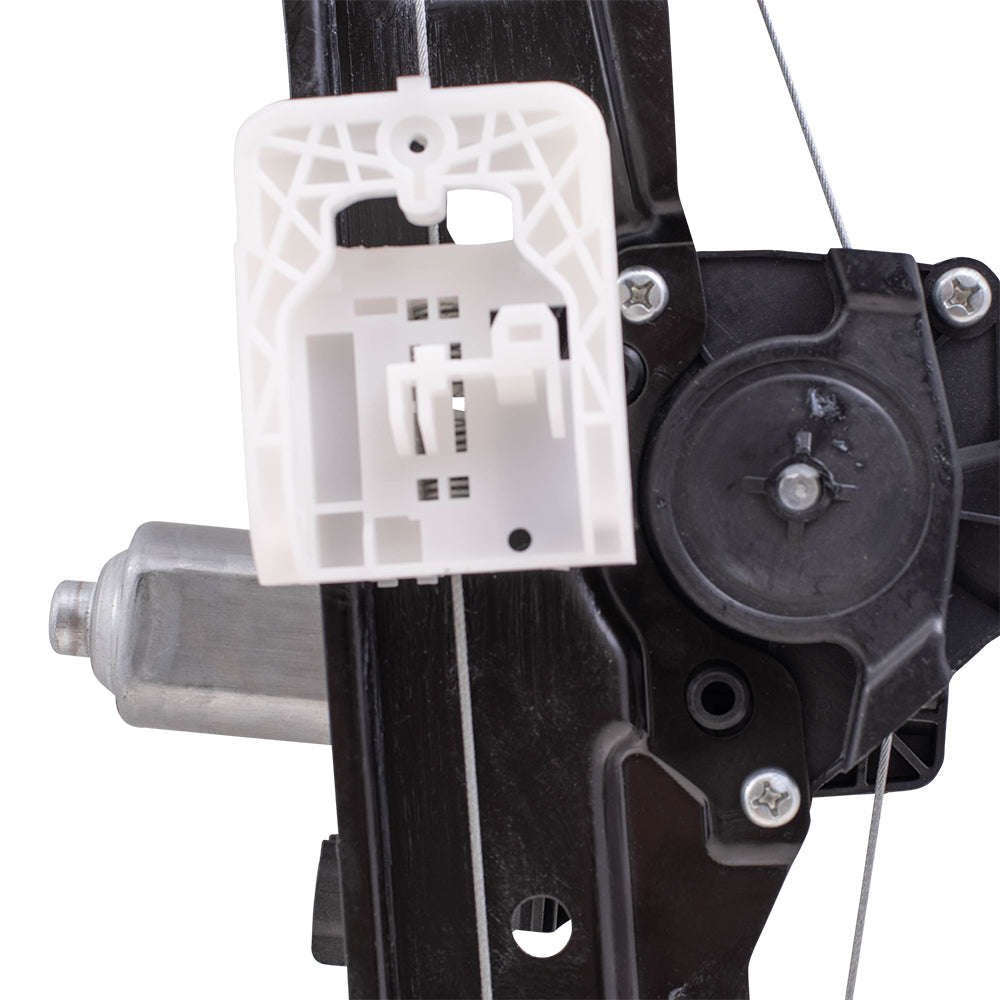 Rear Driver Left Passenger Right Power Window Regulator Set with Motor-2 Pin Connector and One-Touch Open Compatible with 2012-2018 Ford Focus