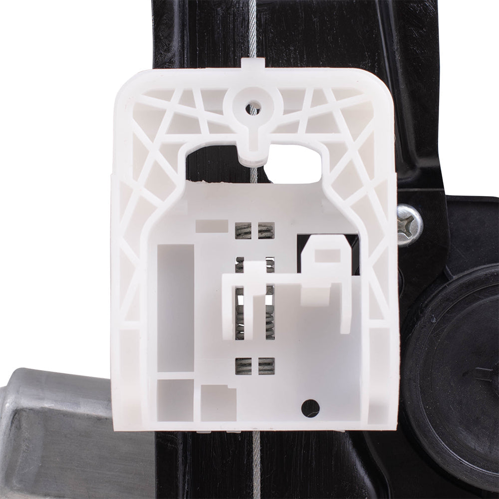 Rear Driver Left Passenger Right Power Window Regulator Set with Motor-2 Pin Connector and One-Touch Open Compatible with 2012-2018 Ford Focus