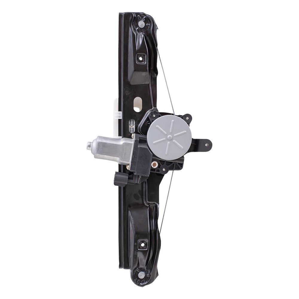 Rear Driver Left Power Window Regulator with Motor-2 Pin Connector and One-Touch Open Compatible with 2012-2018 Ford Focus