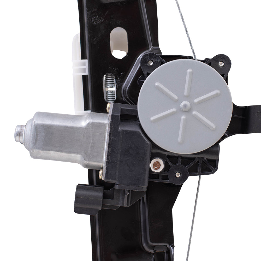 Rear Driver Left Power Window Regulator with Motor-2 Pin Connector and One-Touch Open Compatible with 2012-2018 Ford Focus