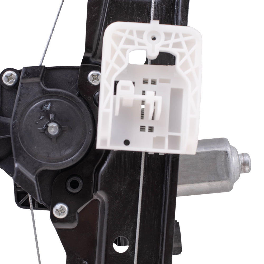 Rear Driver Left Power Window Regulator with Motor-2 Pin Connector and One-Touch Open Compatible with 2012-2018 Ford Focus