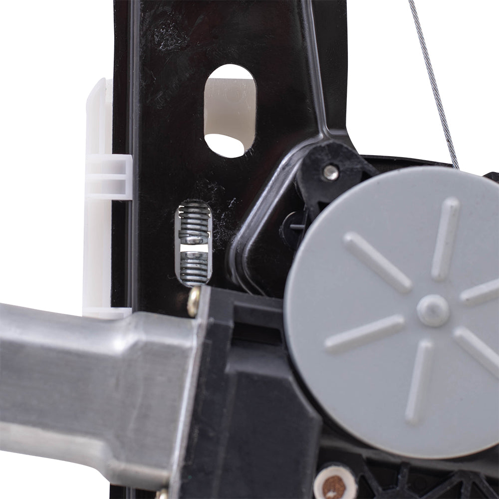 Rear Driver Left Power Window Regulator with Motor-2 Pin Connector and One-Touch Open Compatible with 2012-2018 Ford Focus