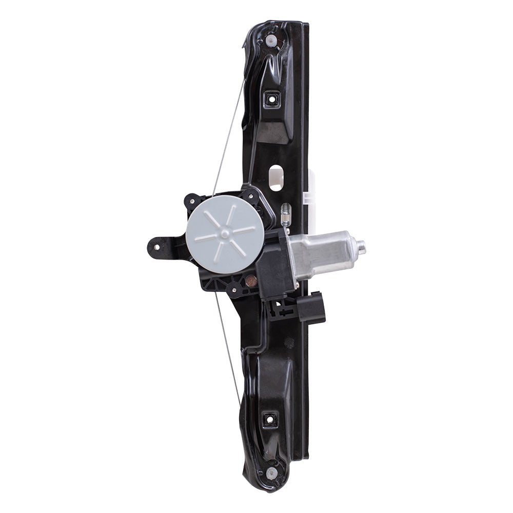 Rear Driver Left Passenger Right Power Window Regulator Set with Motor-6 Pin Connector and One-touch Open/Close Compatible with 2012-2018 Ford Focus