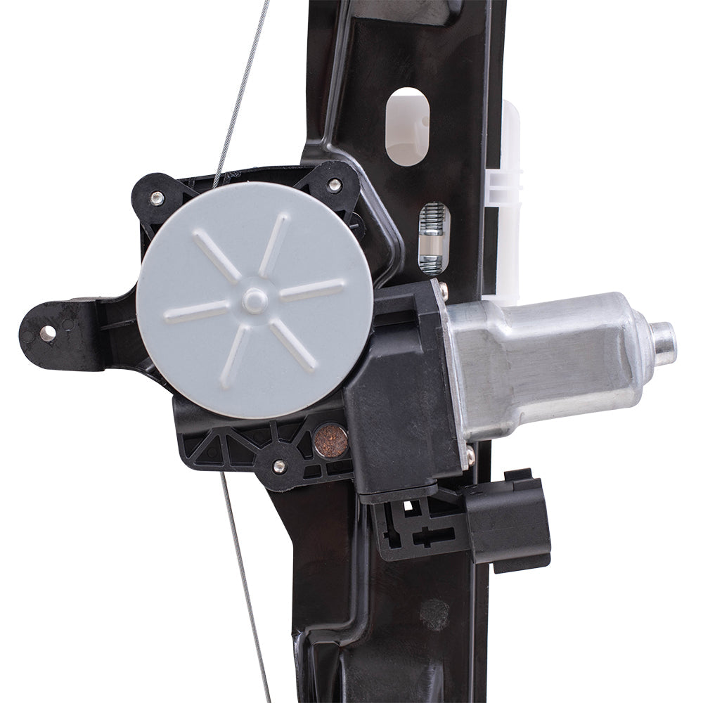 Rear Driver Left Passenger Right Power Window Regulator Set with Motor-6 Pin Connector and One-touch Open/Close Compatible with 2012-2018 Ford Focus