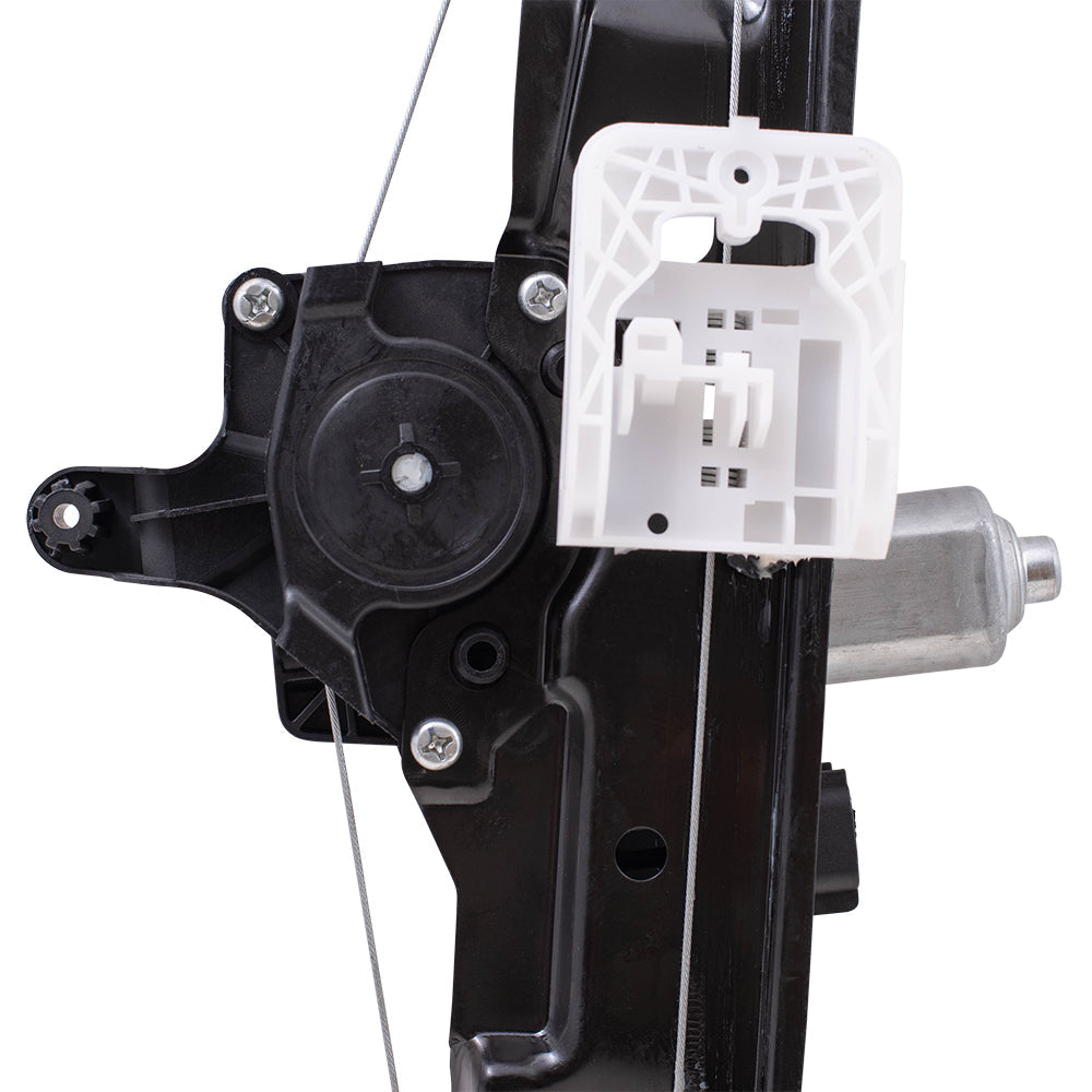 Rear Driver Left Power Window Regulator with Motor-6 Pin Connector and One-Touch Open/Close Compatible with 2012-2018 Ford Focus