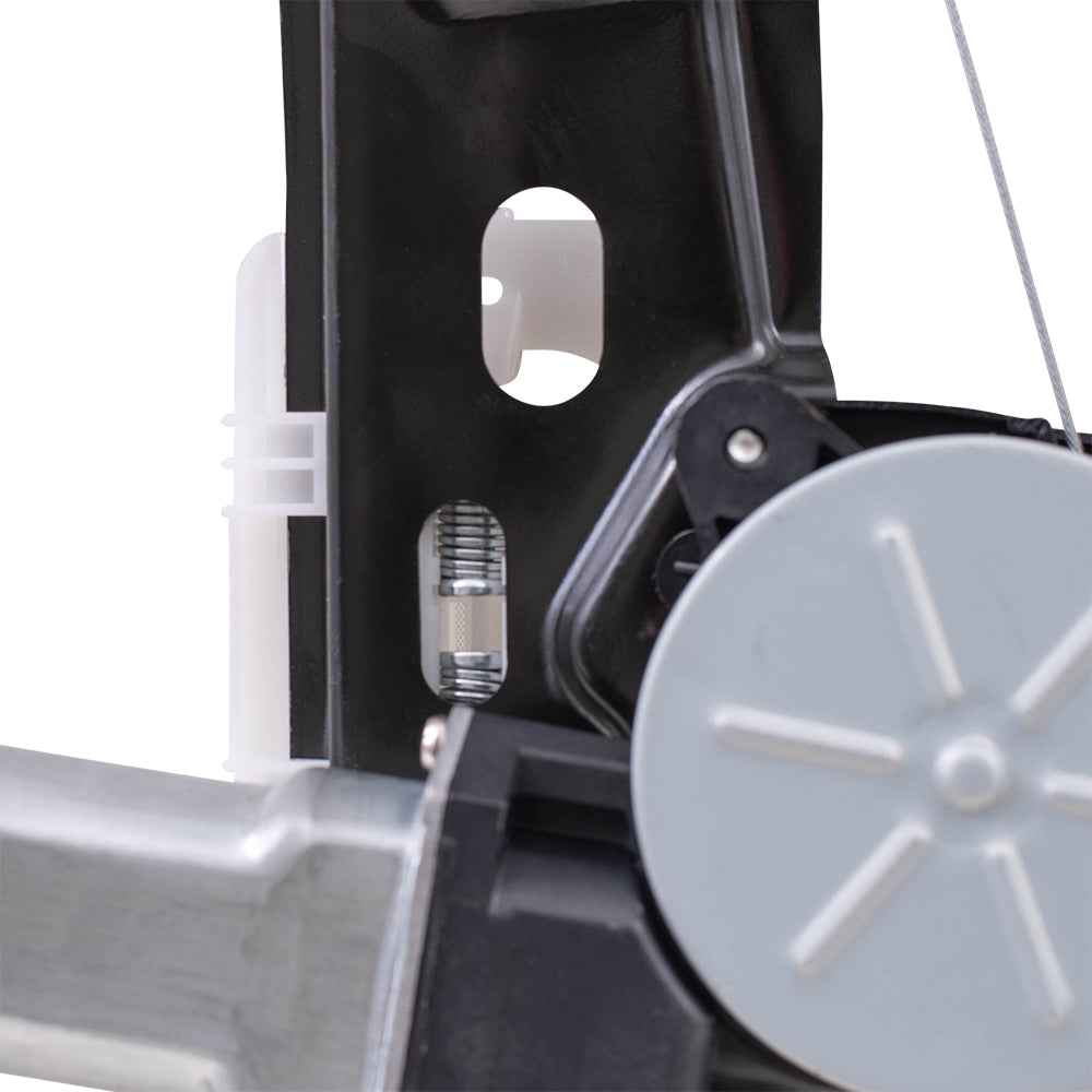 Rear Driver Left Power Window Regulator with Motor-6 Pin Connector and One-Touch Open/Close Compatible with 2012-2018 Ford Focus