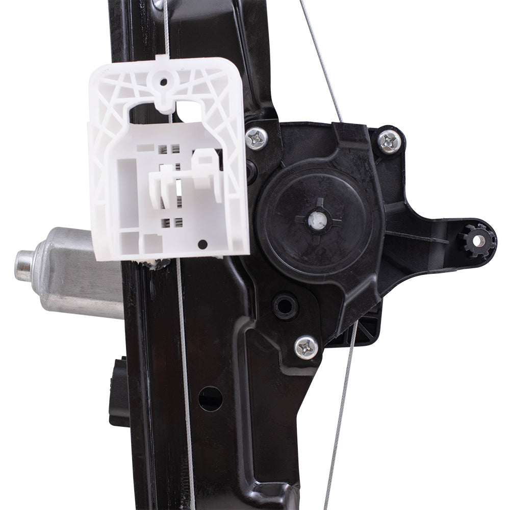 Rear Passenger Right Power Window Regulator with Motor-6 Pin Connector and One-Touch Open/Close Compatible with 2012-2018 Ford Focus