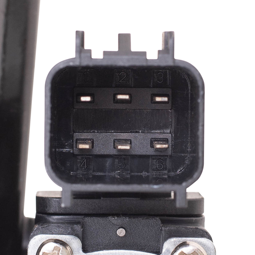 Rear Passenger Right Power Window Regulator with Motor-6 Pin Connector and One-Touch Open/Close Compatible with 2012-2018 Ford Focus