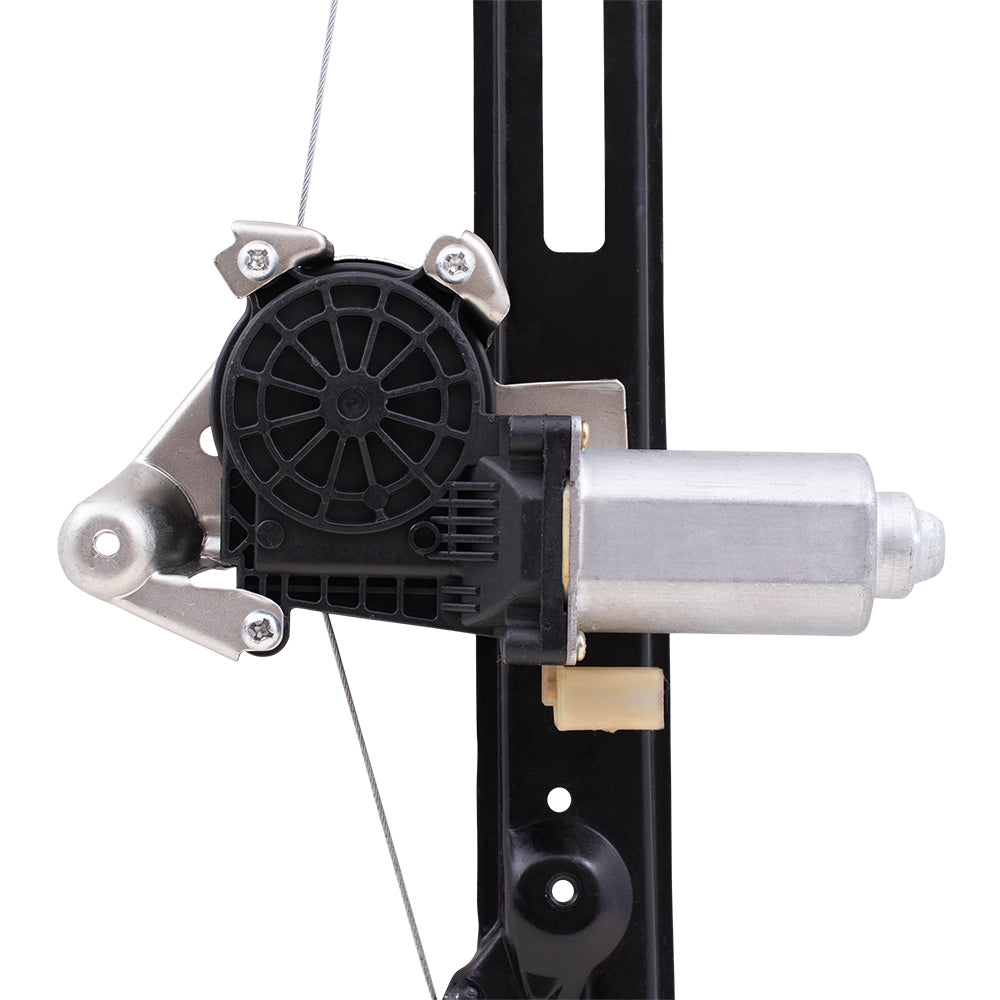 Passengers Rear Power Window Lift Regulator with Motor Assembly Compatible with 2000-2007 Focus 6S4Z5427000A