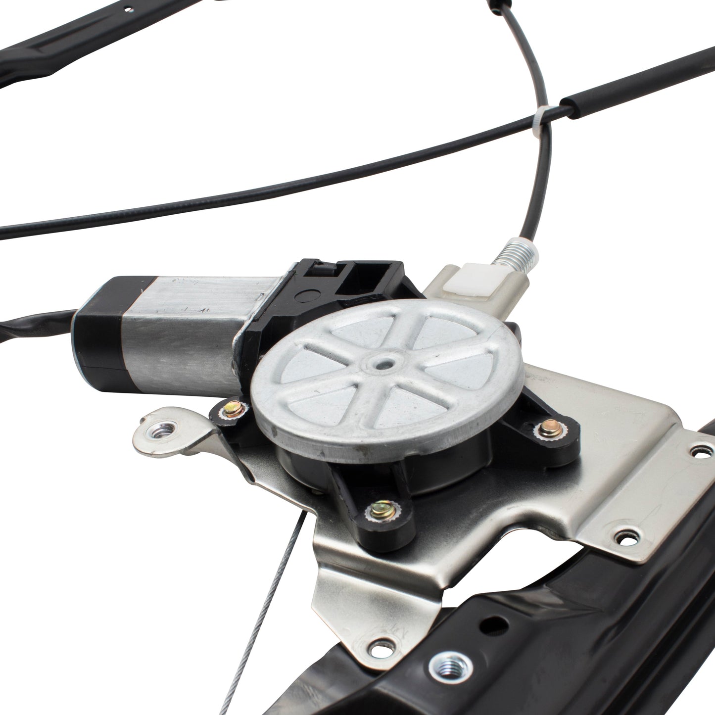 Drivers Front Power Window Lift Regulator with Motor Assembly Compatible with 00-07 Focus 4-Door Sedan Wagon Hatchback 6S4Z5423201BB