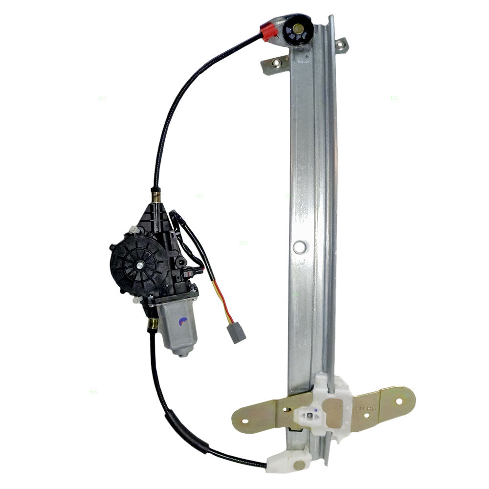 Drivers Front Power Window Lift Regulator with Motor Assembly Compatible with 1992-2011 Crown Victoria Grand Marquis