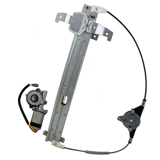 Drivers Rear Power Window Regulator with Motor Assembly Compatible with 1990-1993 Town Car
