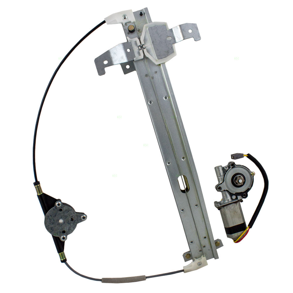 Passengers Rear Power Window Regulator with Motor Assembly Compatible with 1990-1993 Town Car