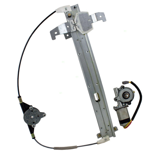 Passengers Rear Power Window Regulator with Motor Assembly Compatible with 1990-1993 Town Car