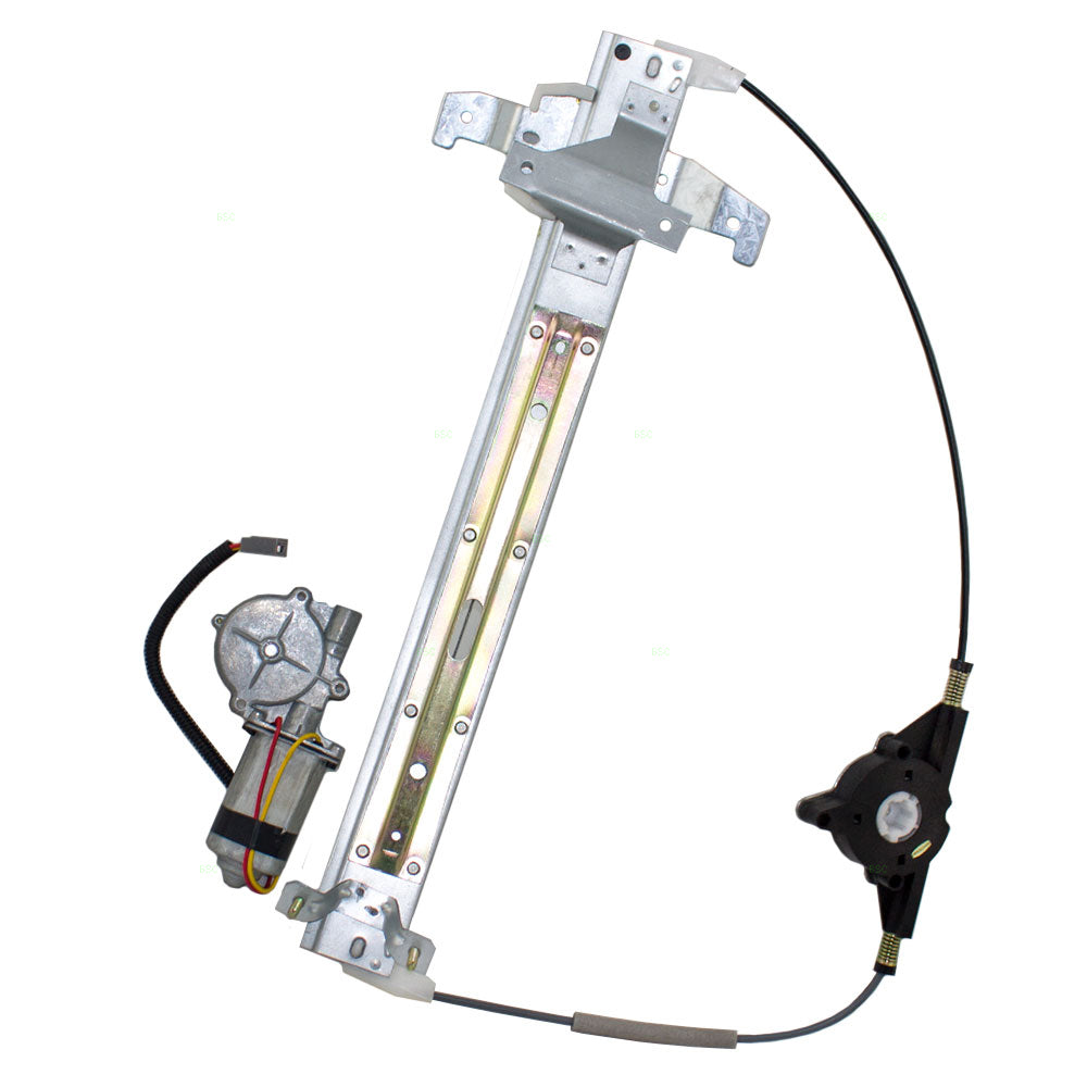 Passengers Rear Power Window Regulator with Motor Assembly Compatible with 1990-1993 Town Car