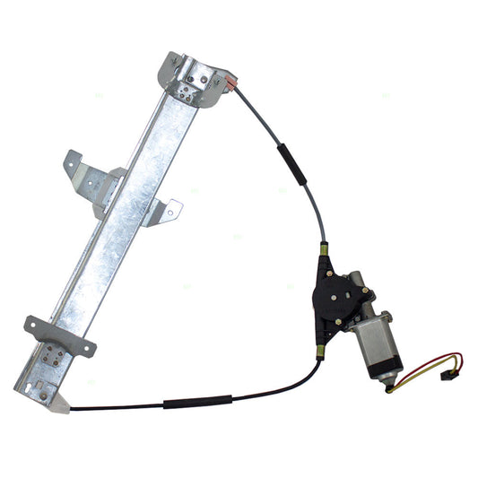 Drivers Rear Power Window Regulator with Motor Assembly Compatible with 1994 Town Car
