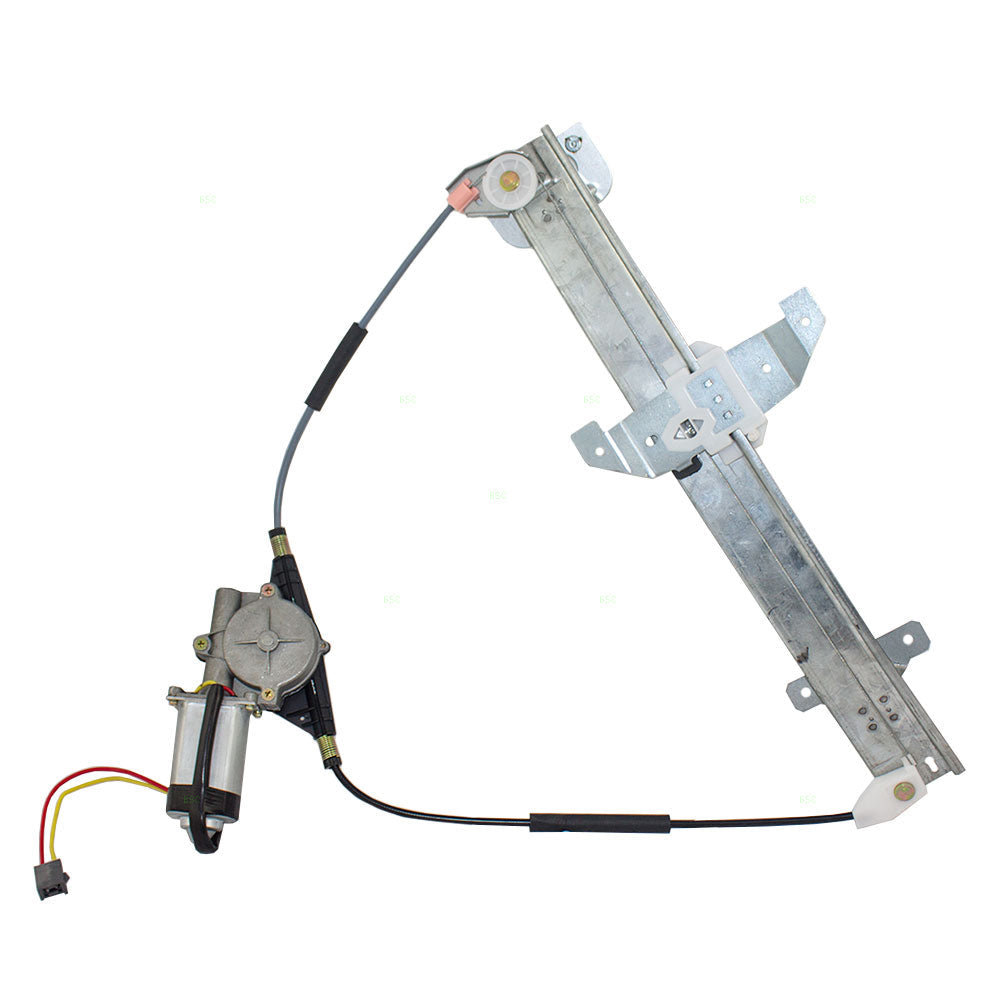 Drivers Rear Power Window Regulator with Motor Assembly Compatible with 1994 Town Car
