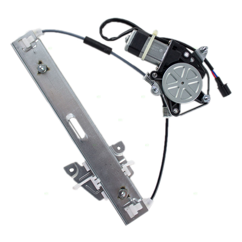 Drivers Rear Power Window Lift Regulator with Motor Assembly Compatible with 01-07 SUV 6L8Z7827001BA