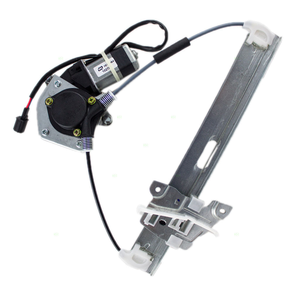 Drivers Rear Power Window Lift Regulator with Motor Assembly Compatible with 01-07 SUV 6L8Z7827001BA