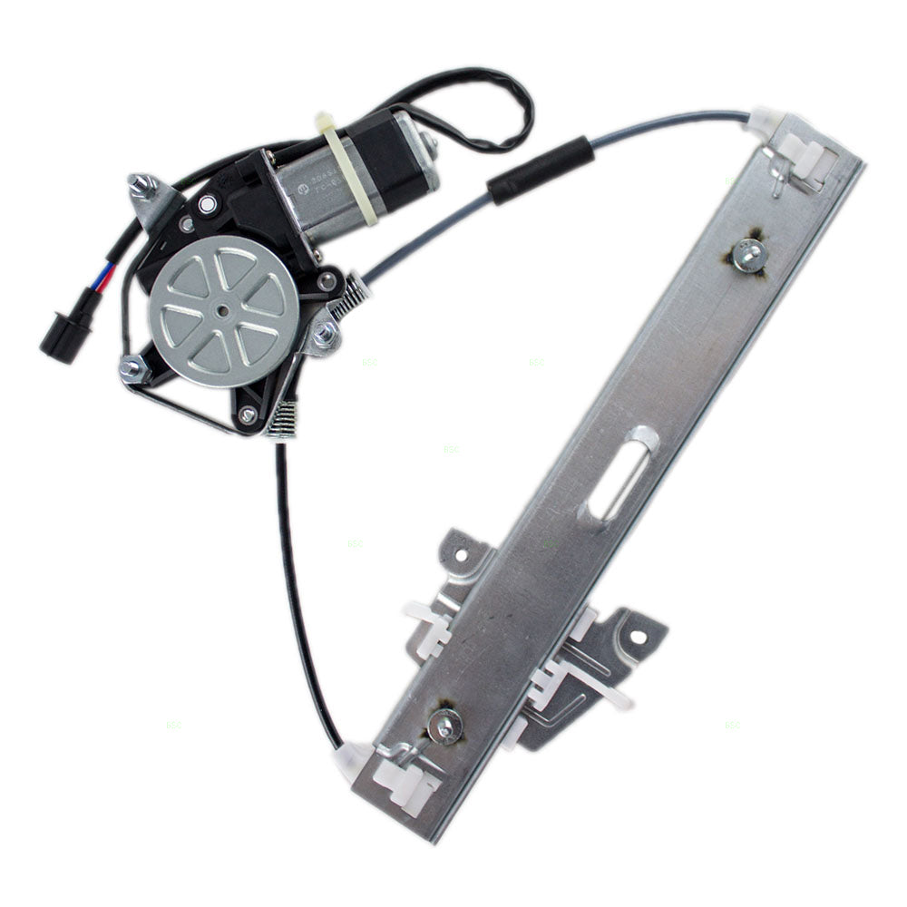 Passengers Rear Power Window Lift Regulator with Motor Assembly Compatible with 01-07 SUV 6L8Z7827000BA