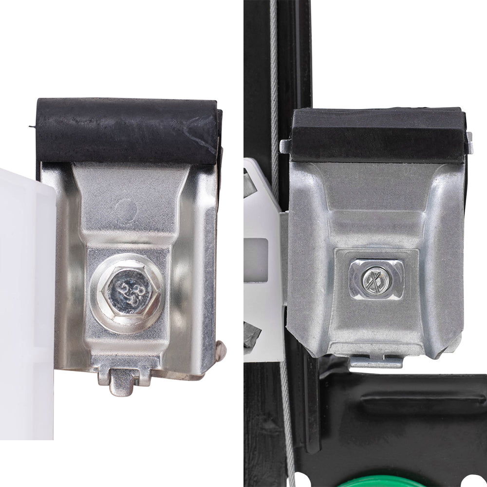 Front and Rear Power Window Regulators with Motor 4 Piece Set Compatible with 2004-2008 Ford F-150